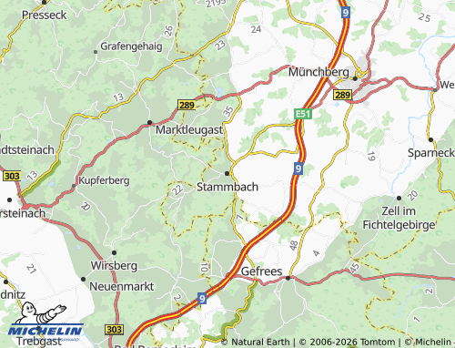 Mappa MICHELIN Stammbach - ViaMichelin