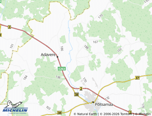 Mappa MICHELIN Pajusi - ViaMichelin