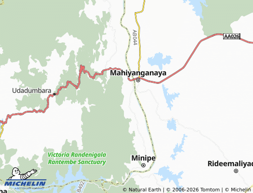 MICHELIN Weraganthota map - ViaMichelin