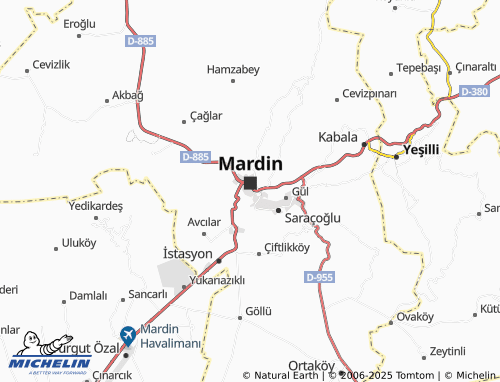 MICHELIN Yenişehir map - ViaMichelin