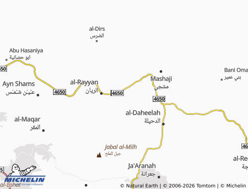 Carte MICHELIN al-Khalasa - ViaMichelin