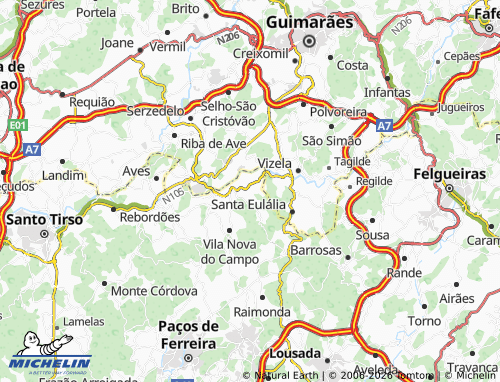 Mapa MICHELIN Vilarinho - ViaMichelin