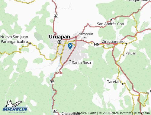 Mapa MICHELIN Zapatista - ViaMichelin