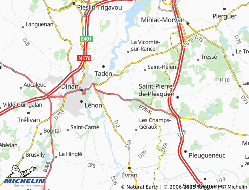 Carte MICHELIN Saint-Solen - ViaMichelin