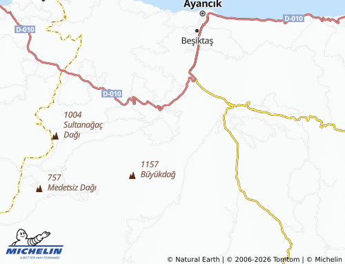 Mappa MICHELIN Çamyayla - ViaMichelin