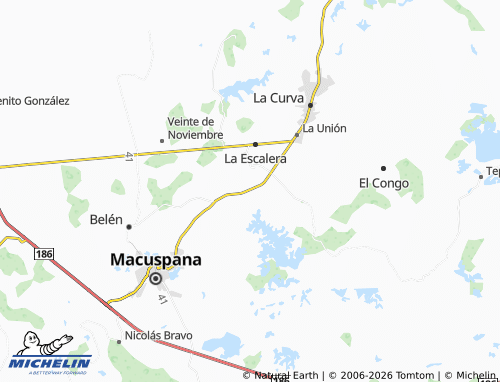 MICHELIN Cacahuatalillo map - ViaMichelin