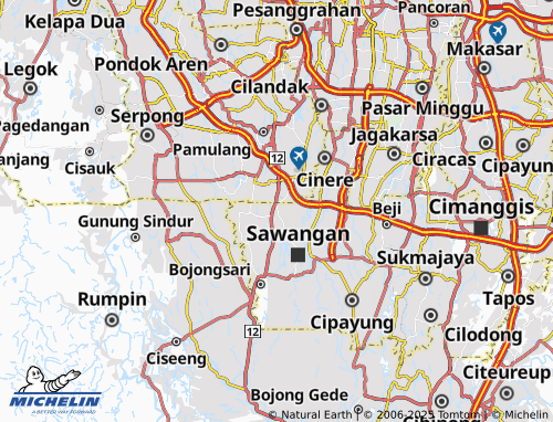 Carte MICHELIN Kedaung - ViaMichelin