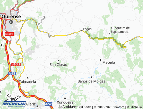 MICHELIN Saá map - ViaMichelin