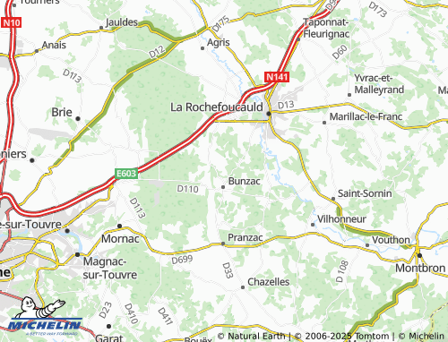 MICHELIN La Petite Garde map - ViaMichelin