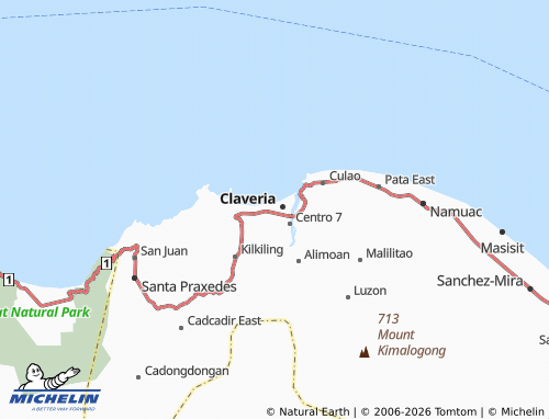 MICHELIN Centro 1 map - ViaMichelin