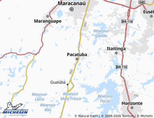 Kaart MICHELIN Pacatuba - ViaMichelin