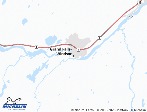 Mappa MICHELIN Grand Falls-Windsor - ViaMichelin