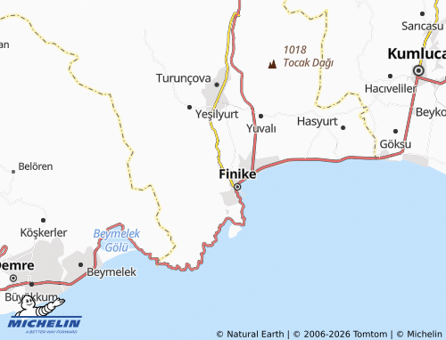 MICHELIN İskele map - ViaMichelin