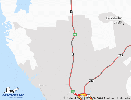 MICHELIN-Landkarte al-Zuhour - ViaMichelin