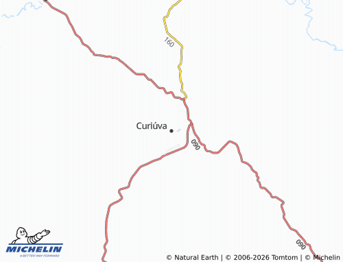 Carte MICHELIN Curiúva - ViaMichelin