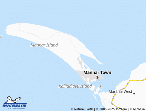 MICHELIN Thoddaveli map - ViaMichelin