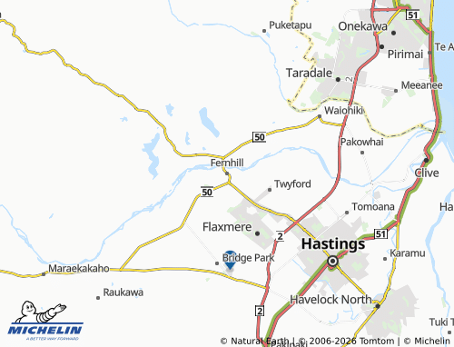Mapa MICHELIN Fernhill - ViaMichelin