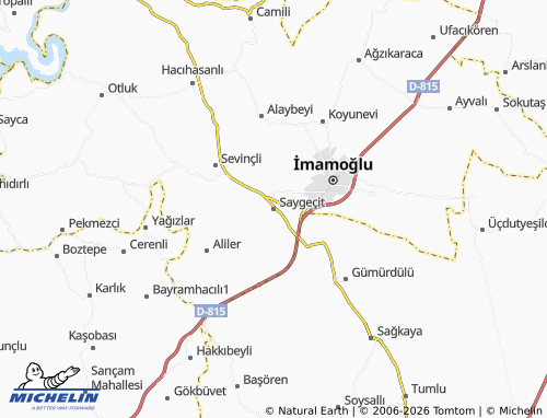 Mappa MICHELIN Saygeçit - ViaMichelin