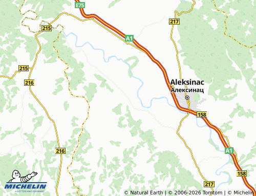 Mapa MICHELIN Trnjane - ViaMichelin