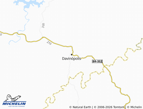 MICHELIN-Landkarte Davinópolis - ViaMichelin