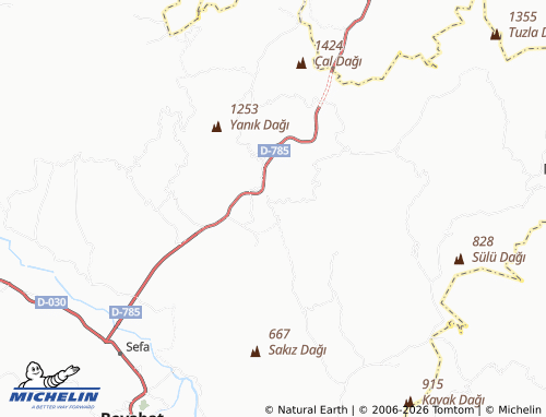 Mappa MICHELIN Hamzalı - ViaMichelin