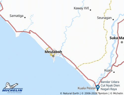 MICHELIN Ranto Panyang Barat map - ViaMichelin