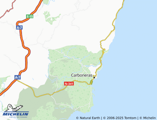 MICHELIN El Saltador Bajo map - ViaMichelin