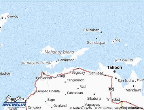 Mappa MICHELIN Mahanay - ViaMichelin