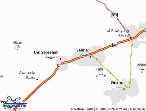 MICHELIN-Landkarte al-Qusouriyyah - ViaMichelin