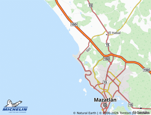 Mapa MICHELIN Playa Brujas - ViaMichelin