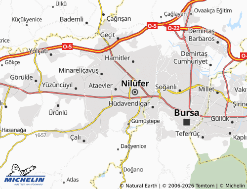 Mappa MICHELIN Barış - ViaMichelin
