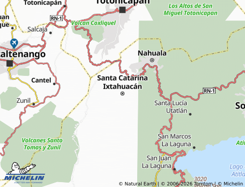 Mappa MICHELIN Santa Catarina Ixtahuacán - ViaMichelin