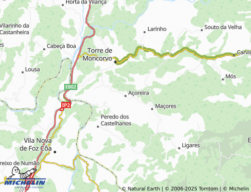MICHELIN-Landkarte Açoreira - ViaMichelin