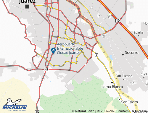 MICHELIN-Landkarte Parque Industrial Intermex - ViaMichelin