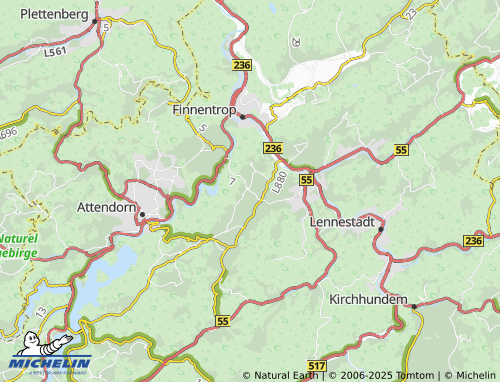 Mapa MICHELIN Dünschede - ViaMichelin