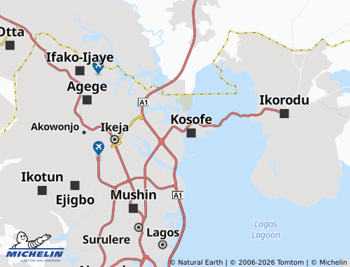 Carte MICHELIN Mile 12 - ViaMichelin