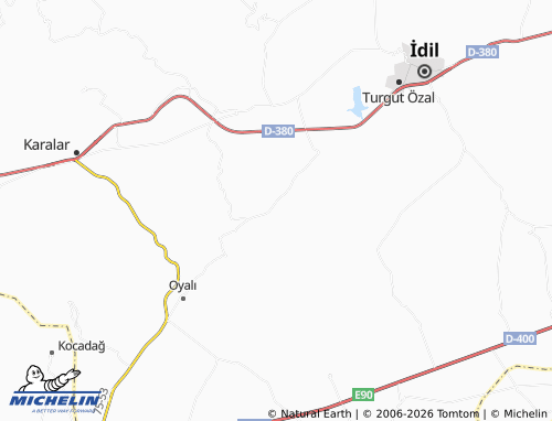 Mappa MICHELIN Ulak - ViaMichelin