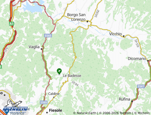 MICHELIN Polcanto map - ViaMichelin