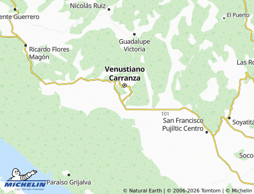 Mappa MICHELIN San Francisco Calvito - ViaMichelin