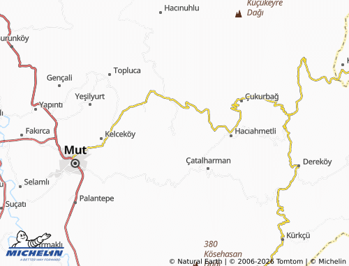 MICHELIN Kumaçukuru map - ViaMichelin
