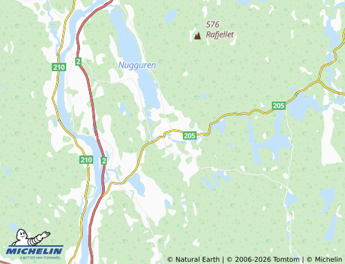 Mapa MICHELIN Hokåsen - ViaMichelin