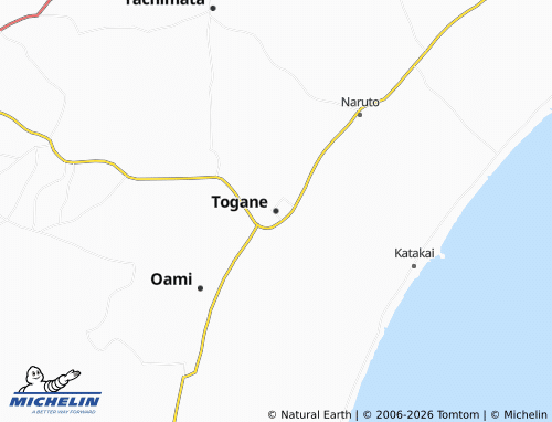 Mappa MICHELIN Togane - ViaMichelin