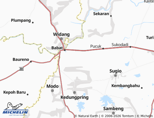 Mapa MICHELIN Kuripan - ViaMichelin