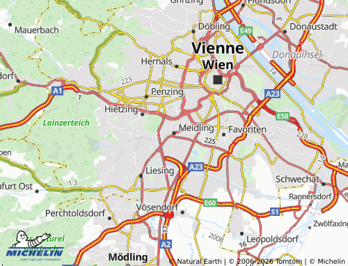 Mappa MICHELIN Meidling - ViaMichelin
