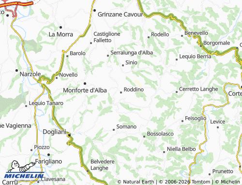 Mappa MICHELIN Roddino - ViaMichelin
