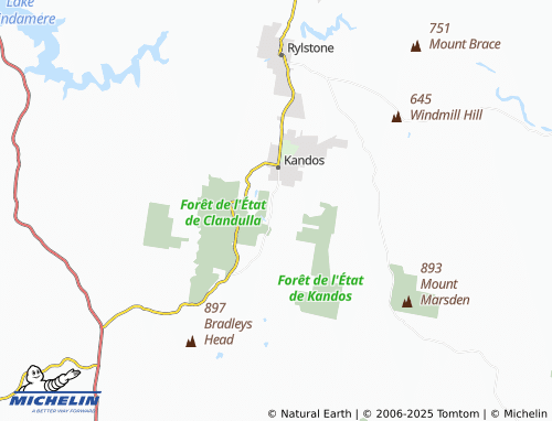 MICHELIN Charbon map - ViaMichelin