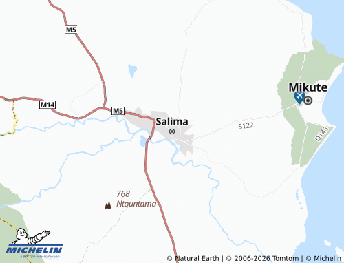 Kaart MICHELIN Salima - ViaMichelin