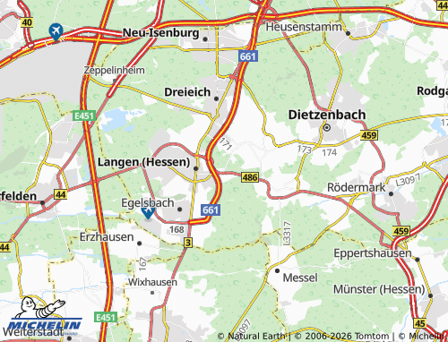 MICHELIN Merzenmühle map - ViaMichelin