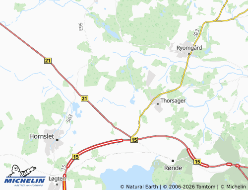 Mappa MICHELIN Dagstrup - ViaMichelin