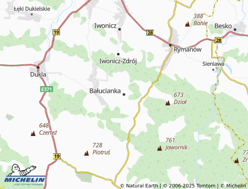 MICHELIN Bałucianka map - ViaMichelin